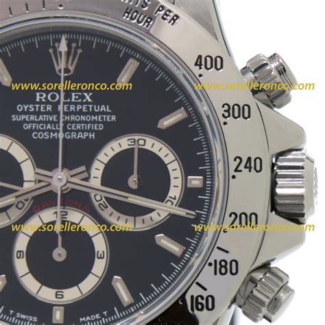 quadrante daytona nero|Acquista Rolex Daytona Zenith 16520 .